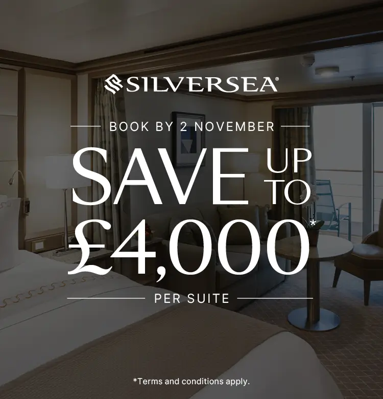 Silversea Save up to £4,000 T&C's